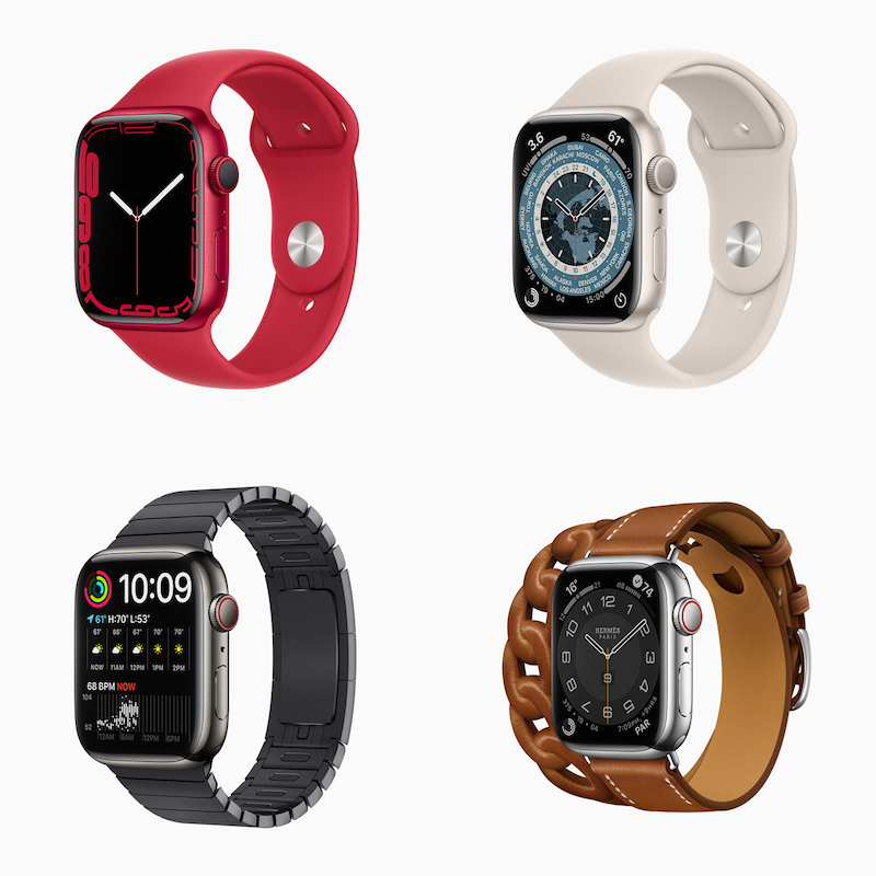 新しいデザインのApple Watch Series 7