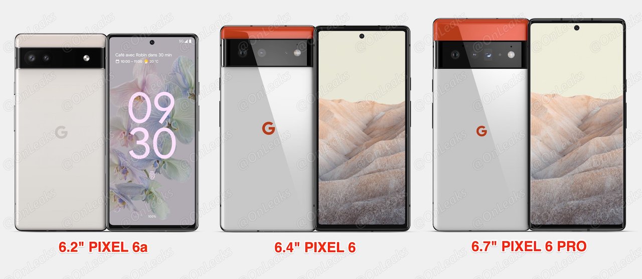 Pixel 6aの発売はいつ？発売日など噂まとめ：大きさを比較