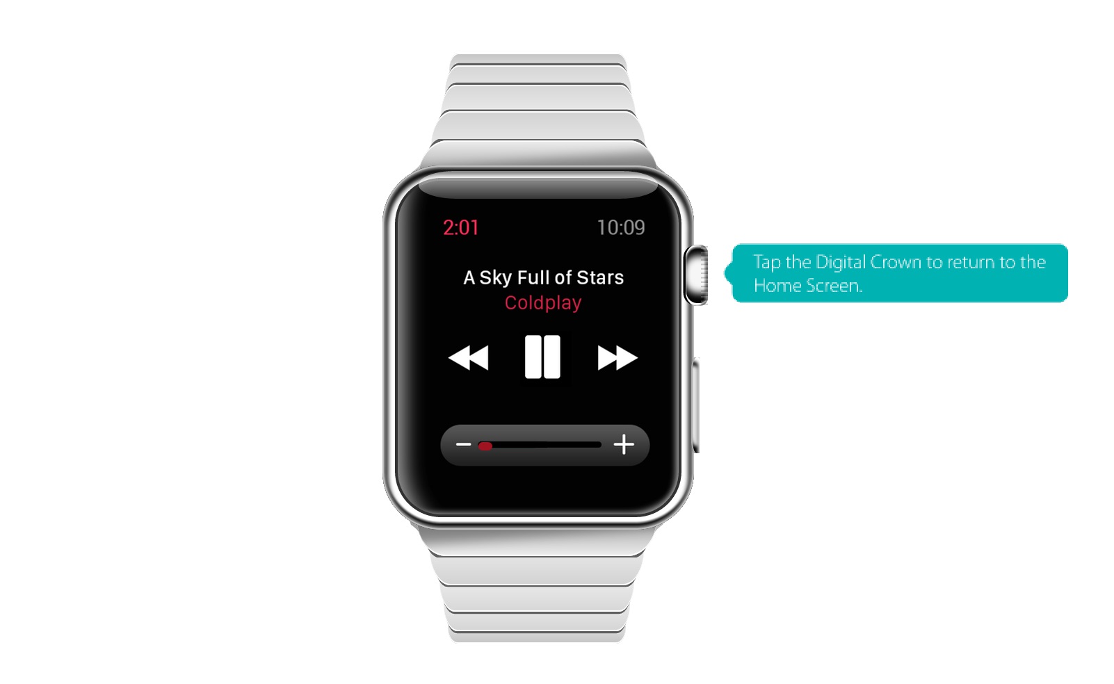Apple Watch：ミュージックアプリの操作