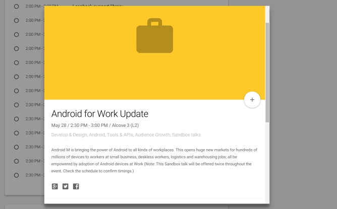 グーグル、「Android M」をGoogle I/Oで発表へ―公式サイトに誤掲載