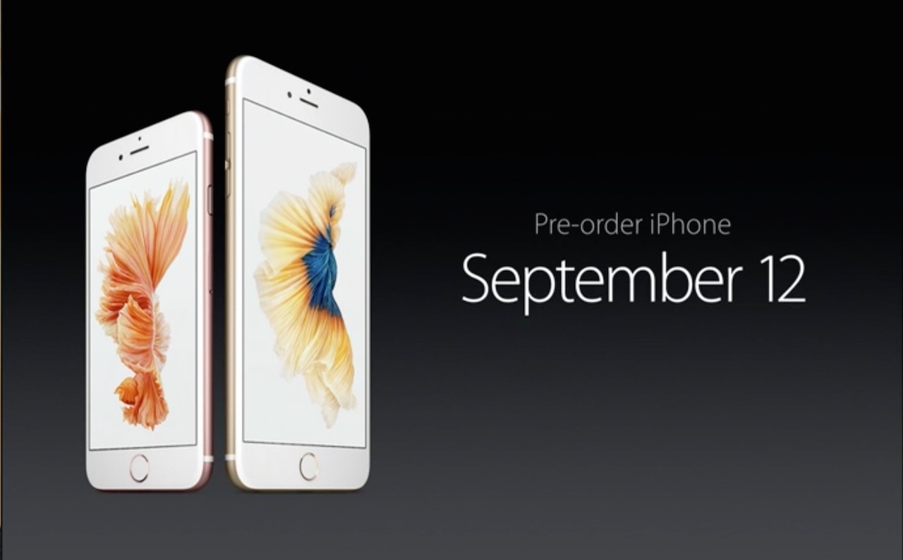 iPhone 6s 発表。新色追加、3Dタッチ、カメラを強化など