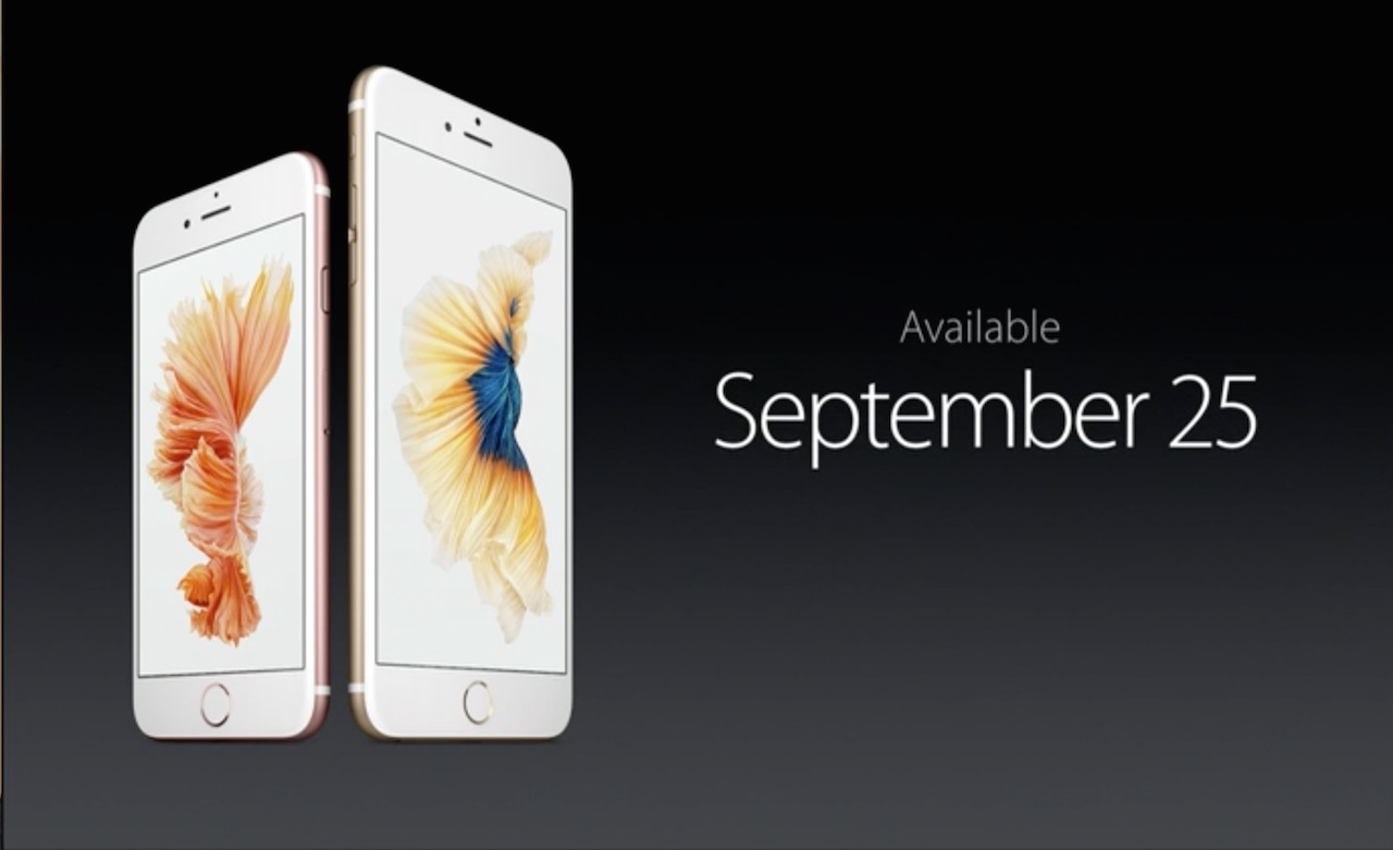 iPhone 6s 発表。新色追加、3Dタッチ、カメラを強化など