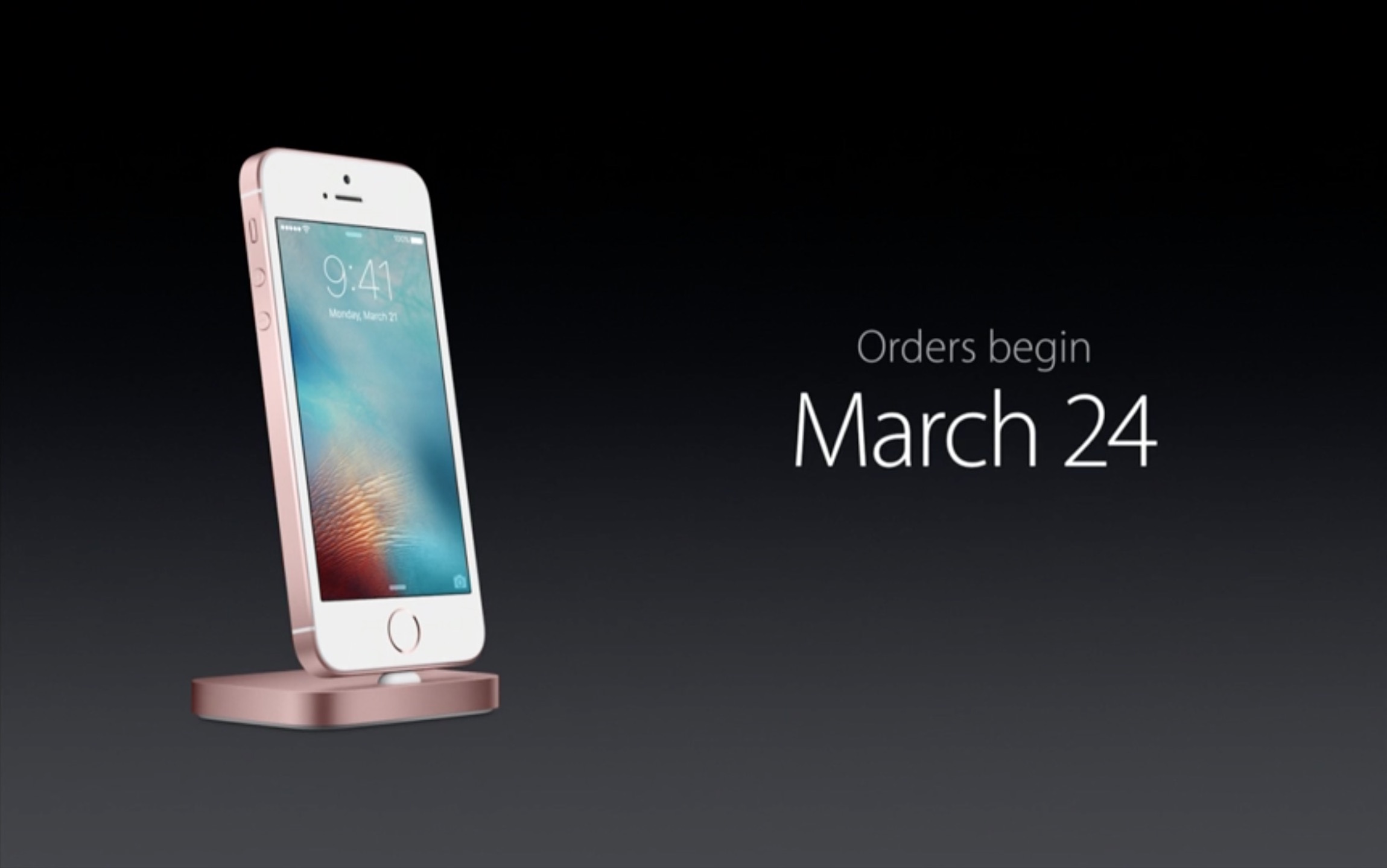iPhone SEは3月31日発売。史上最強の4インチモデルが登場