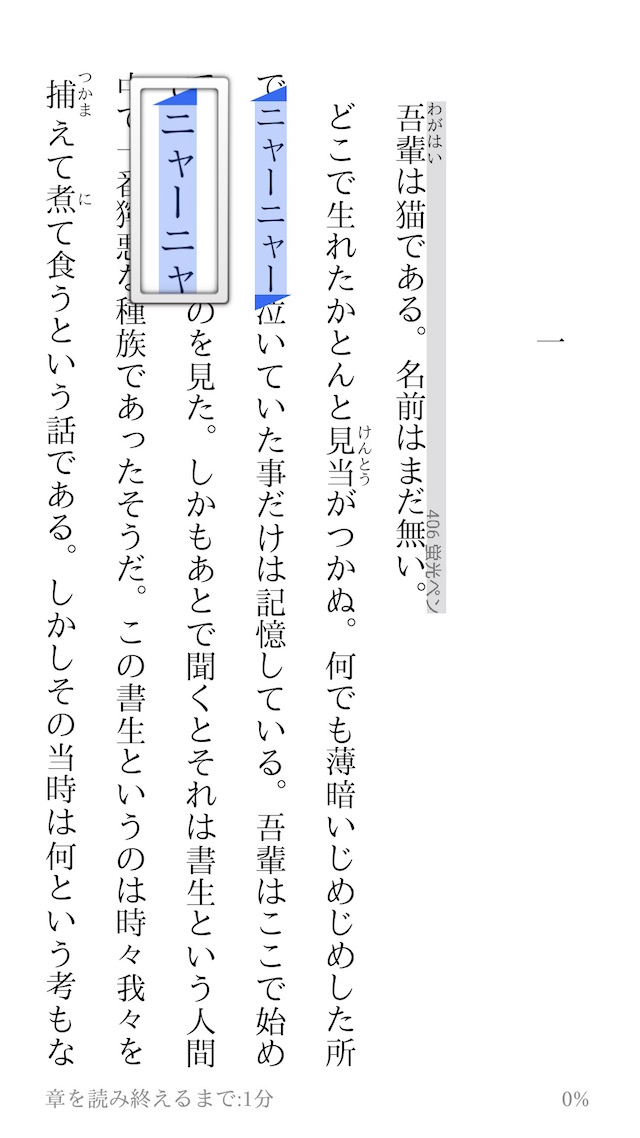 文章にマーカーを引く
