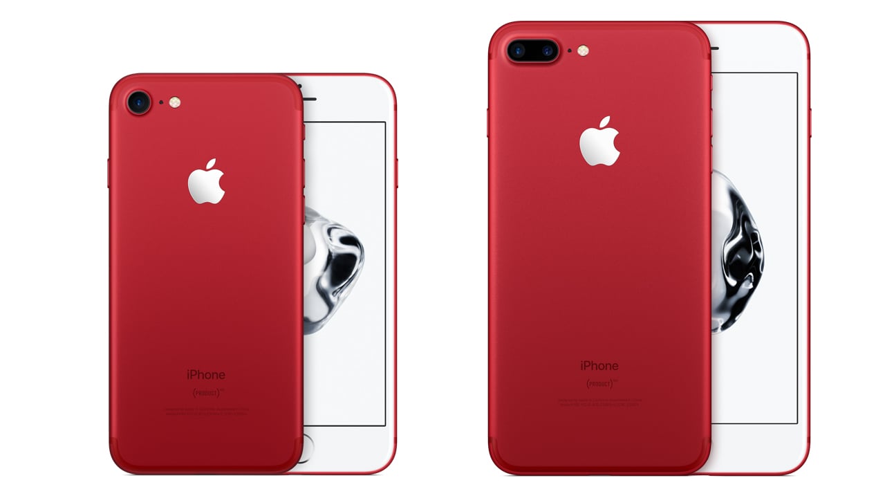 ドコモとau、「iPhone 7 (PRODUCT) RED Special Edition」と新しいiPadを発売