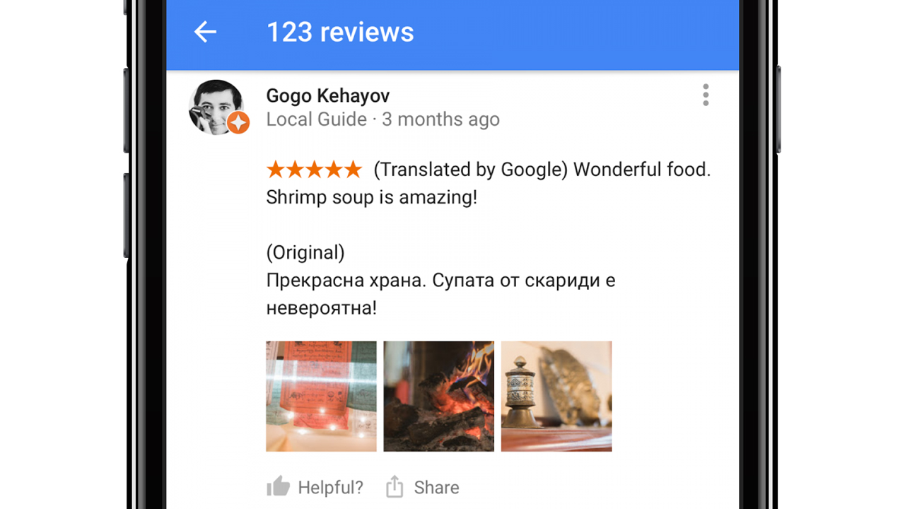 Google、海外旅行で便利な現地レビューの自動翻訳をリリース。Googleマップや検索で