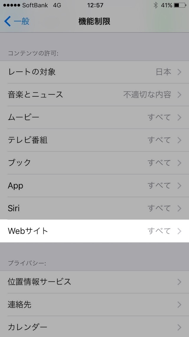 Safariの履歴が消せない、プライベートブラウズが使えない時の対処方法