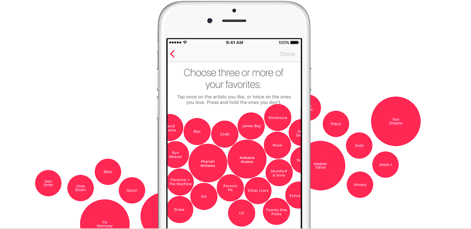 Apple Musicの3大機能 - エキスパートチームが厳選した楽曲を提案する「For You」