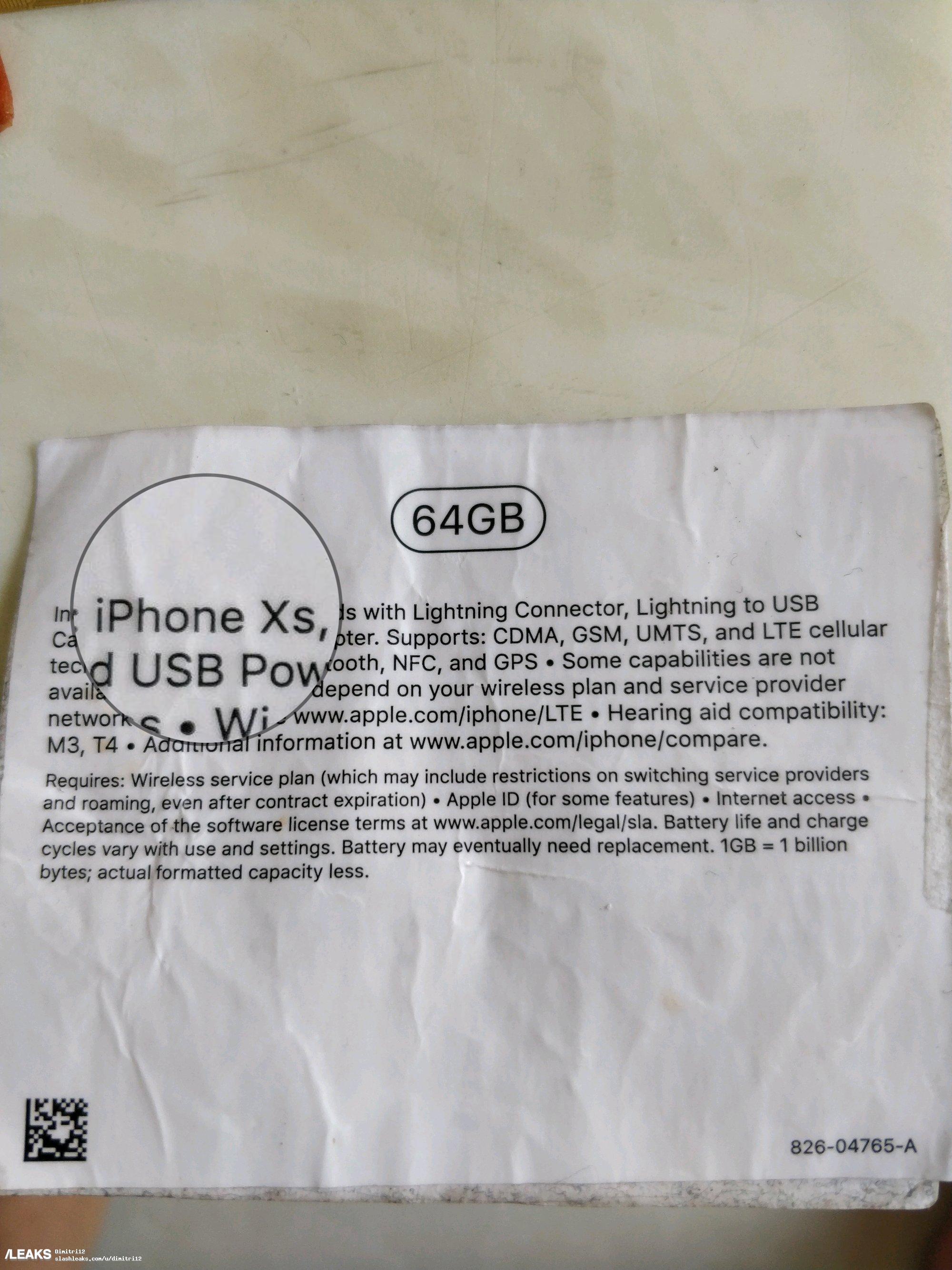 iPhone Xs - 64GB