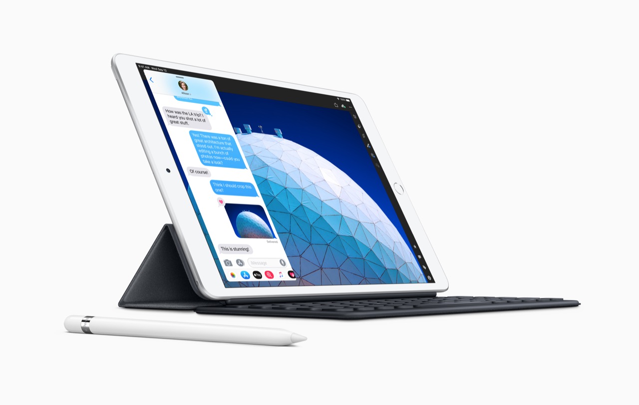 フルサイズのキーボードにも対応する新しい「iPad Air」