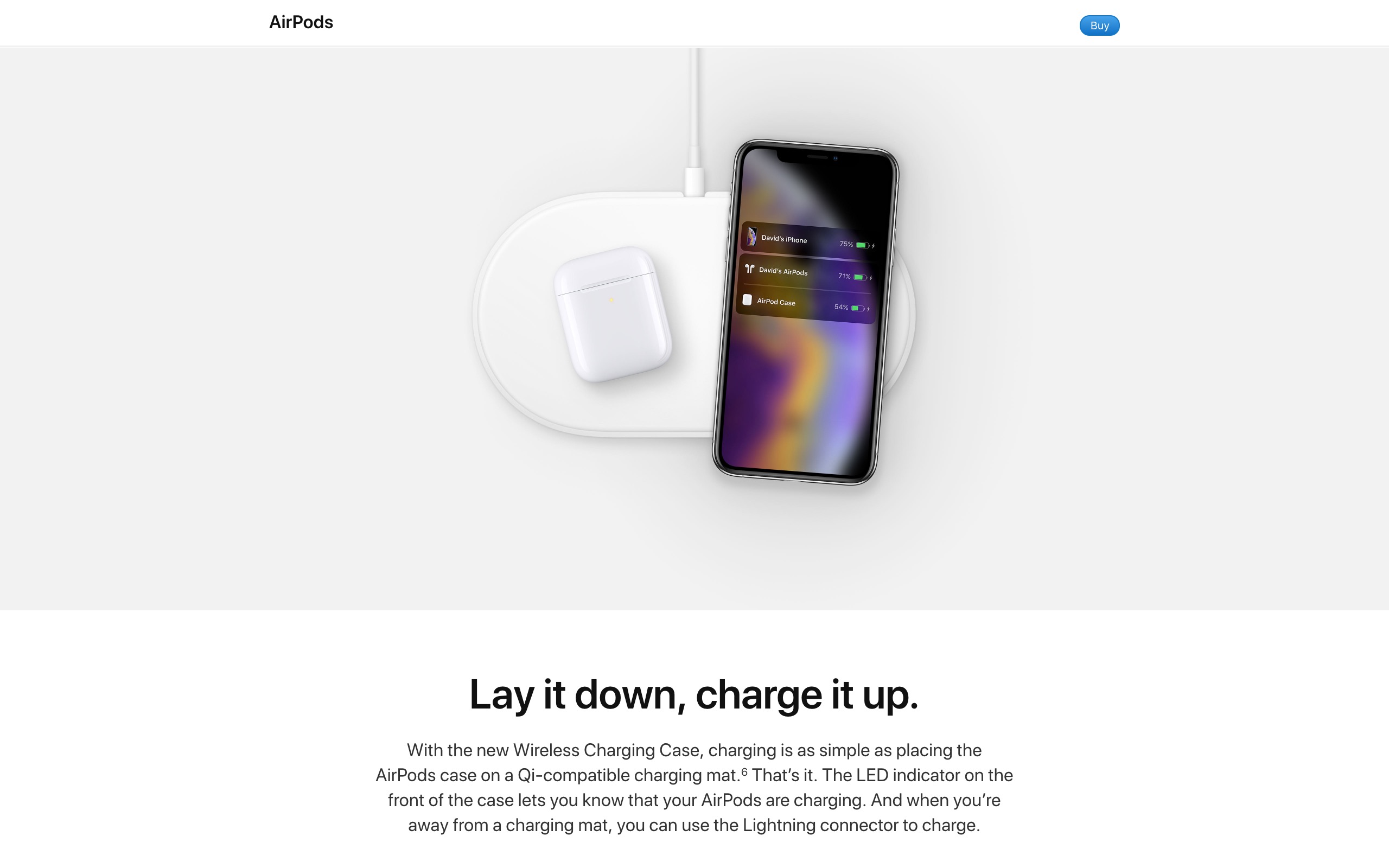 Apple、公式サイトで「AirPower」の画像を隠す