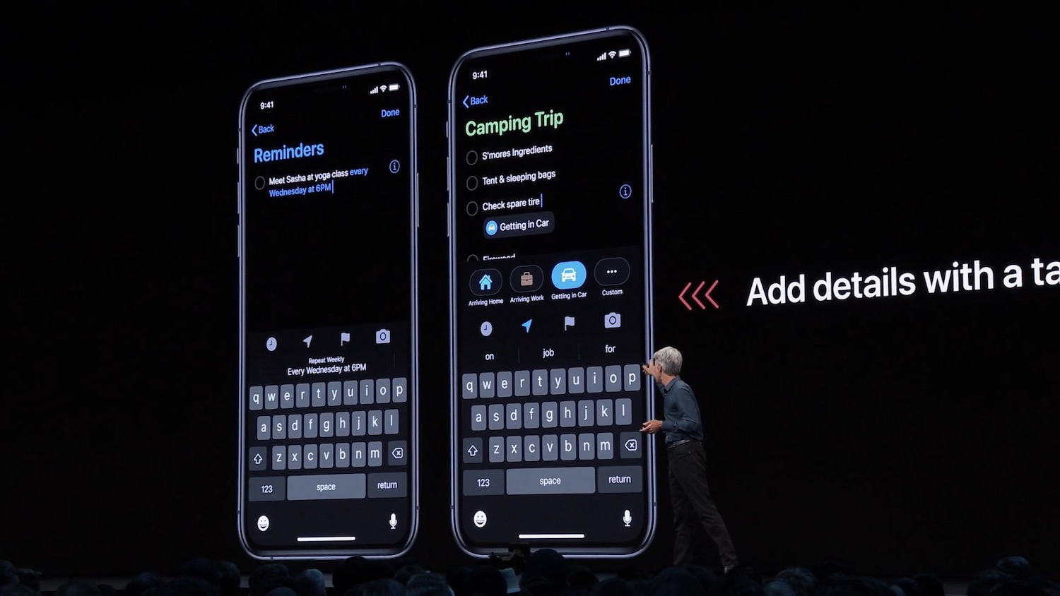 iOS 13の新機能 - リマインダー