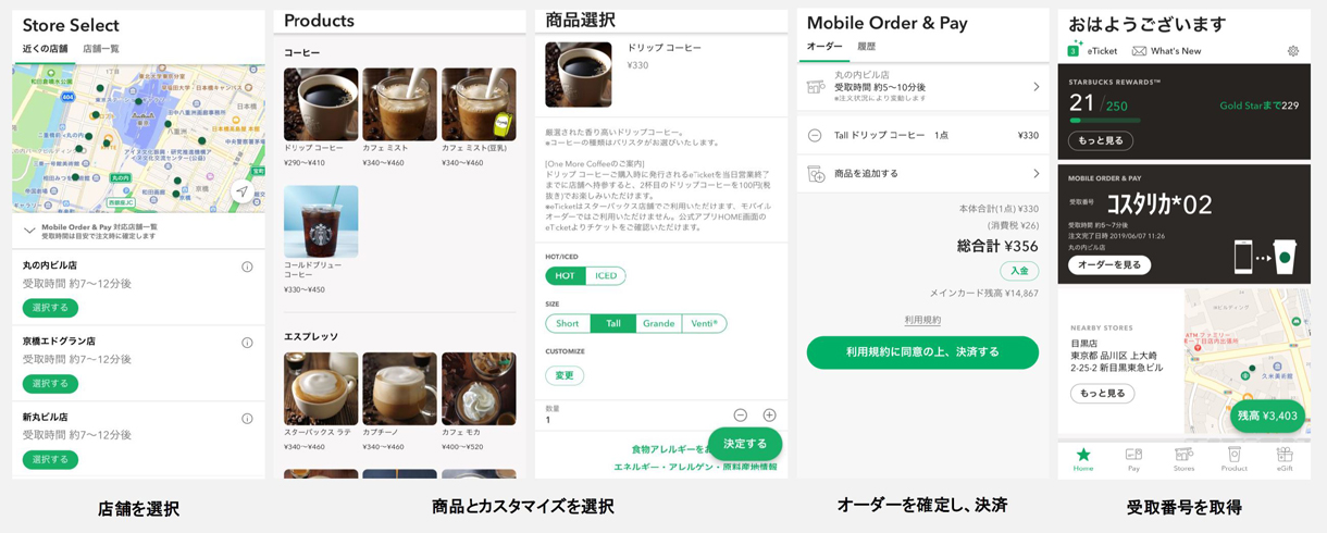 ついに日本上陸、スタバでレジに並ばずアプリで事前注文・決済が可能に