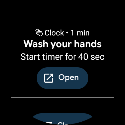 Wear OS - Wash your hand