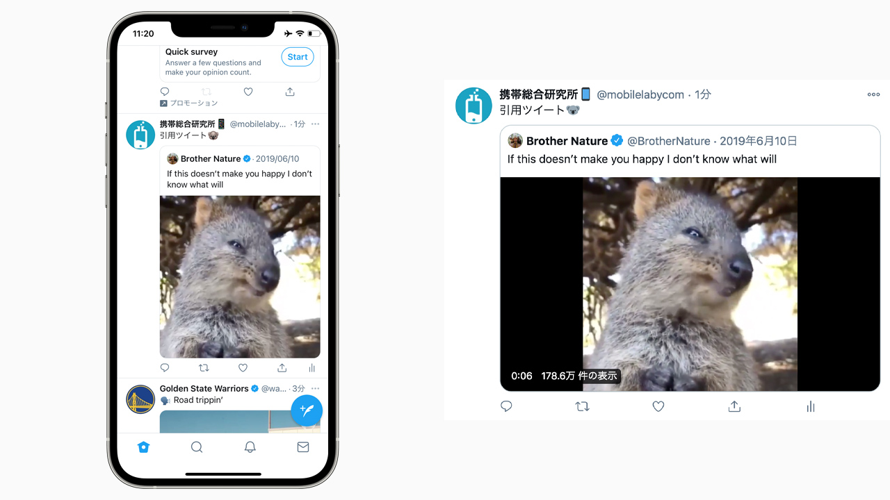 知ってる Twitterで動画だけ引用ツイートする方法