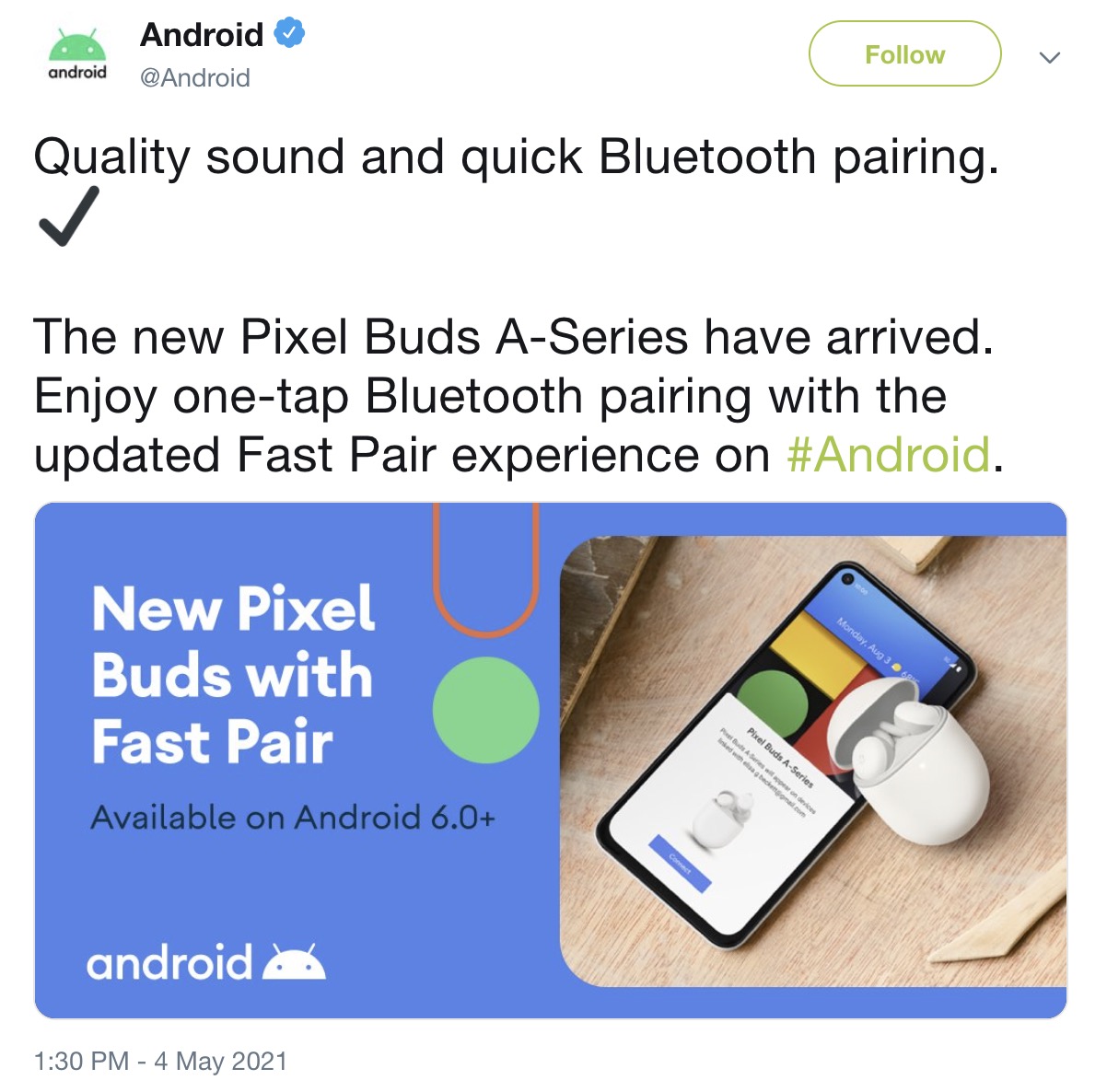 Google、「Pixel Buds A-Series」を誤って発表→削除