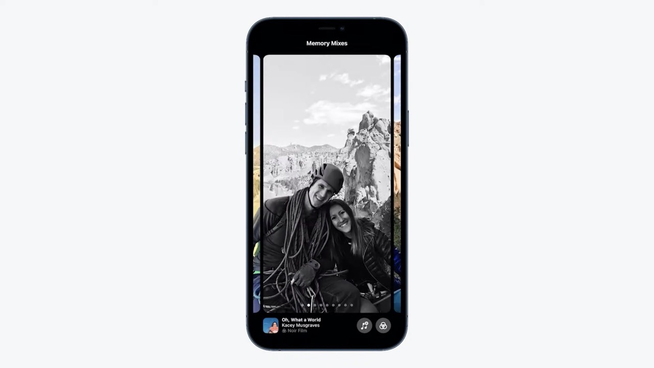 iOS 15の新機能まとめ - 写真のメモリーがApple Musicに対応