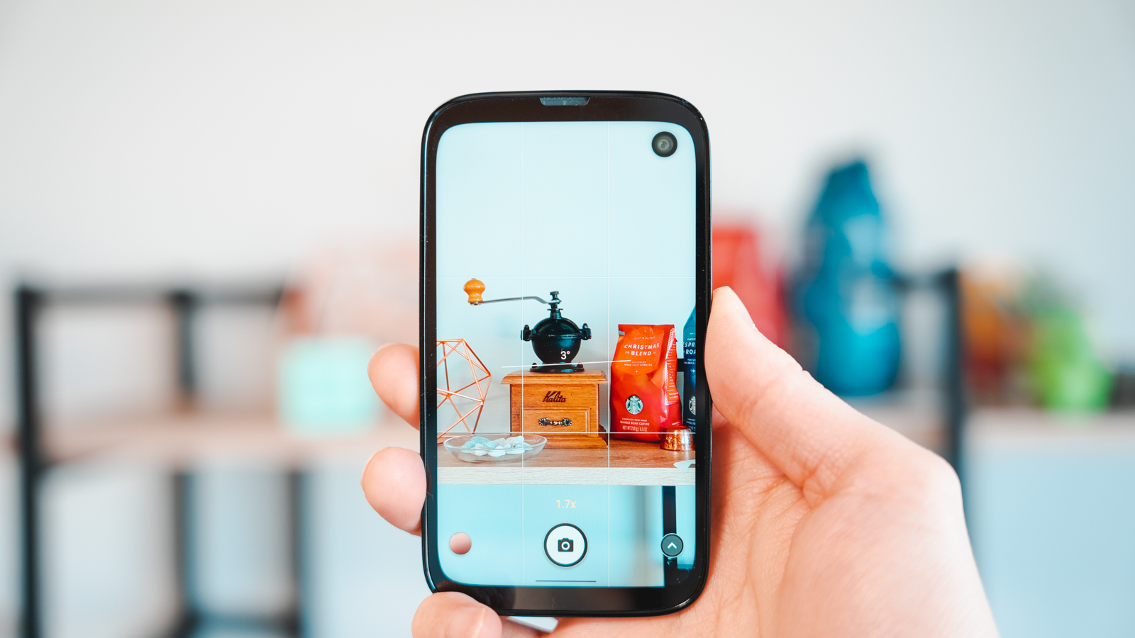 BALMUDA Phoneのシンプルなカメラアプリ