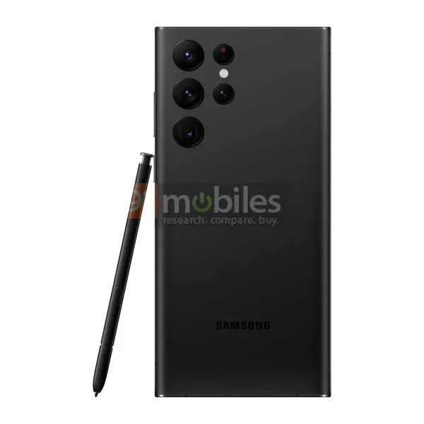 Galaxy S22 Ultra - ブラック側面
