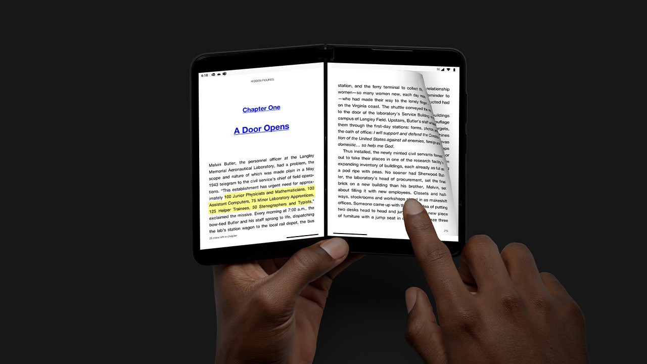 Kindleアプリ：画面いっぱいに電子書籍を表示