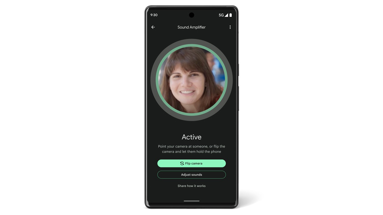音声増幅アプリの会話モード