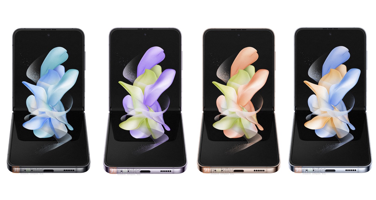 Galaxy Z Flip4は4色で登場