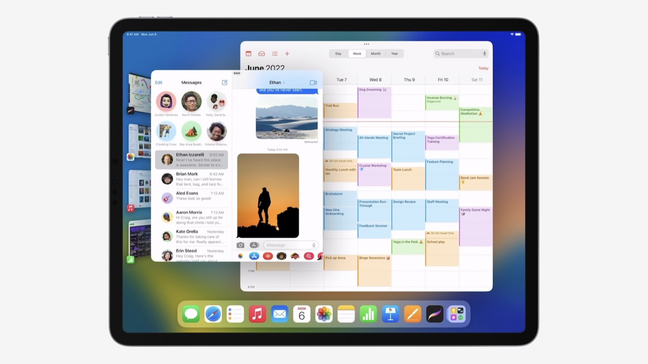 iPadOS 16の新機能「ステージマネージャー」