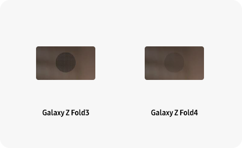 改善されたGalaxy Z Foldのカメラ内蔵技術
