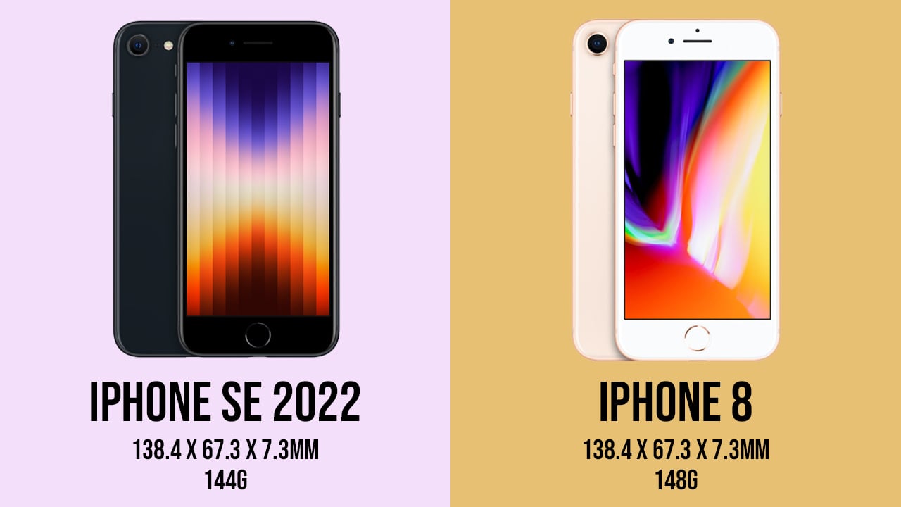 違いは何？iPhone SEとiPhone 8を比較：大きさ・重さを比較