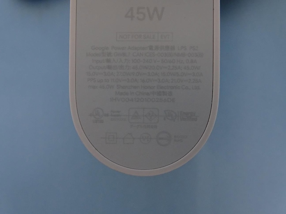 Google 45W USB-C 充電器