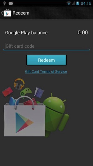 Google Playストアがアップデート。Google Playギフトカードでの決済機能が提供へ!?