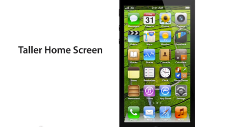 「iPhone5」が4インチされた場合にどうなるかを説明する動画