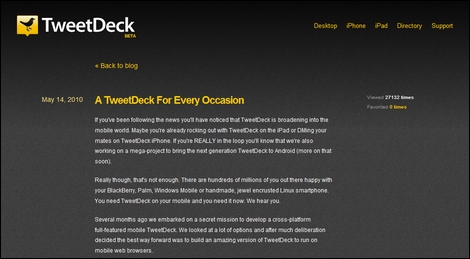 ついにAndroidにTweetDeckが登場!