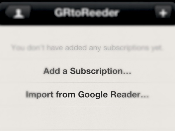 Googleリーダーから「Reeder」に移行する方法