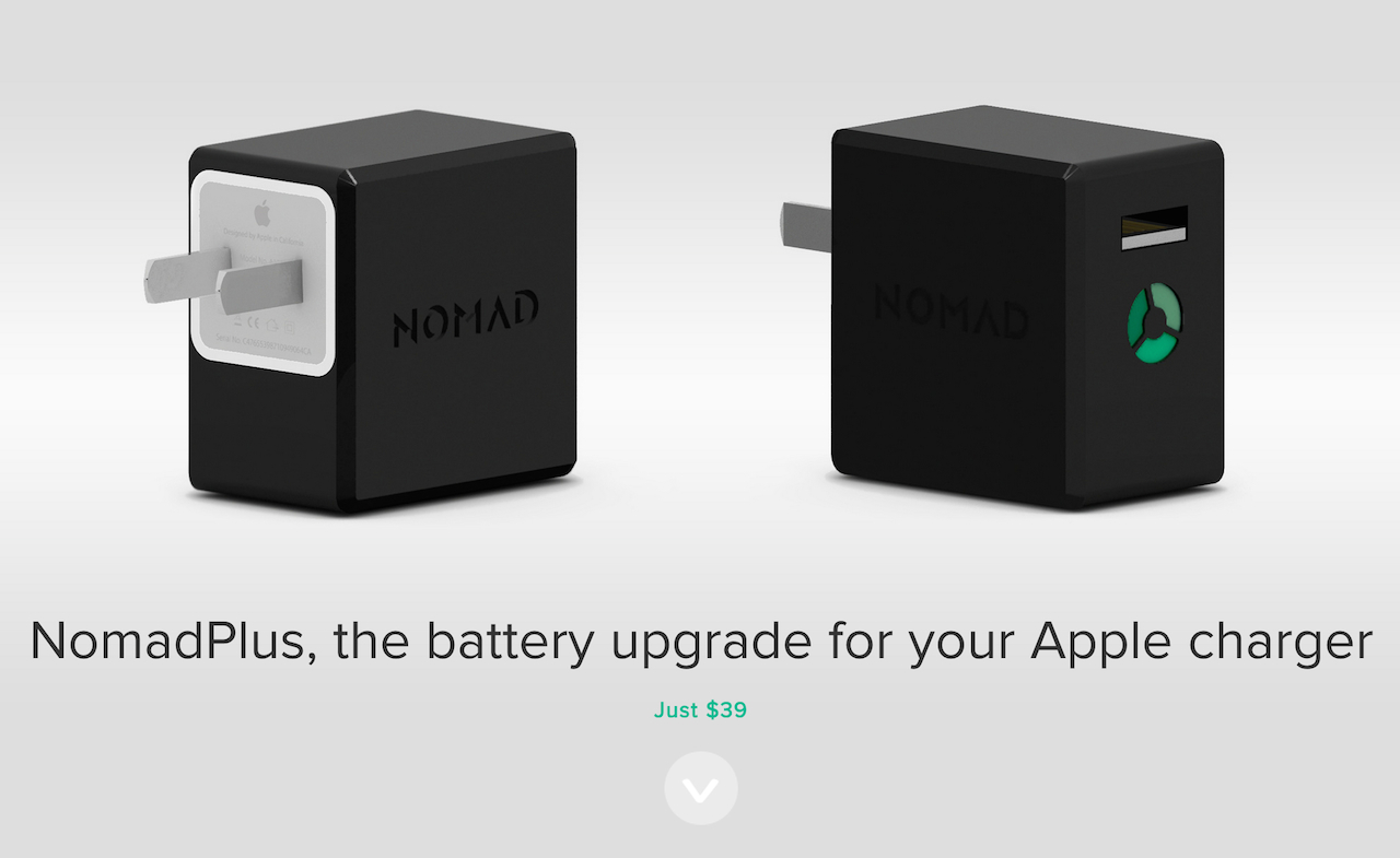 iPhoneの充電器がモバイルバッテリーになる「Nomad Plus」が登場!