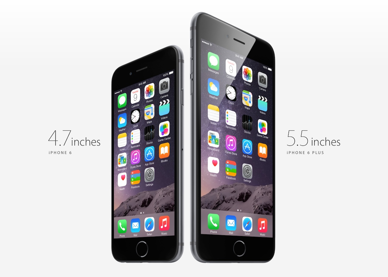 速報:iPhone 6が発表!今年は大画面の2モデルに!