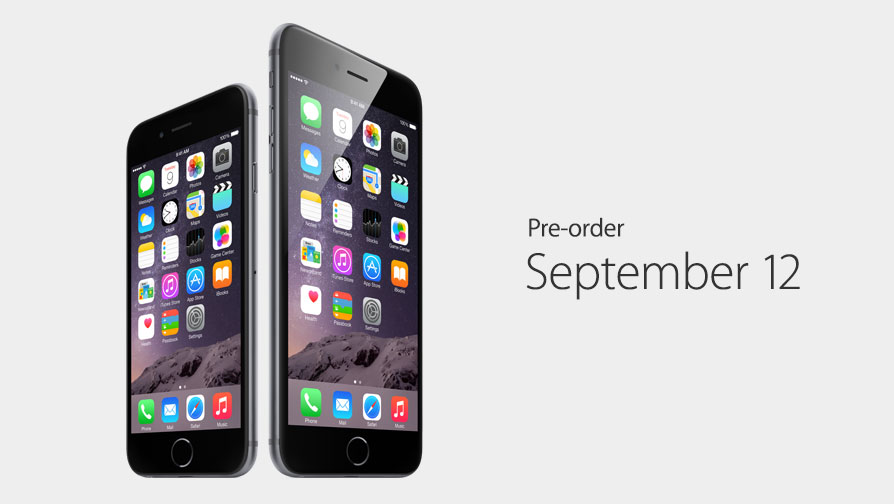 iPhone 6の予約受付は9月12日から!