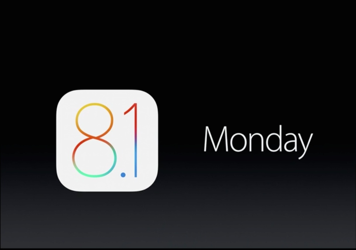 速報:iOS 8.1のリリース日は21日に!