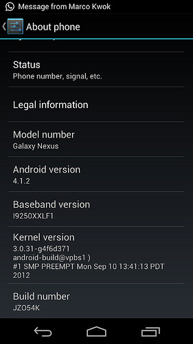 「GALAXY Nexus」と「Nexus S」にAndroid 4.1.2へのアップデートが配信開始