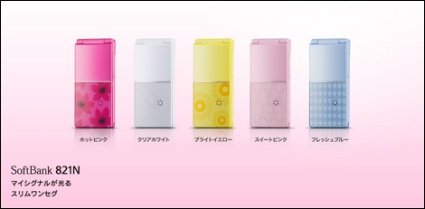 821N - 花柄やLEDイルミネーションに特化。