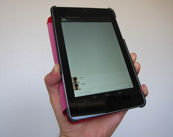 新型のNexus7デザインそのままでLEDを搭載?