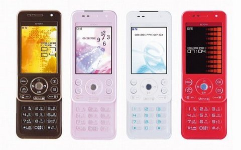コンパクトなスライドワンセグケータイ-D704i