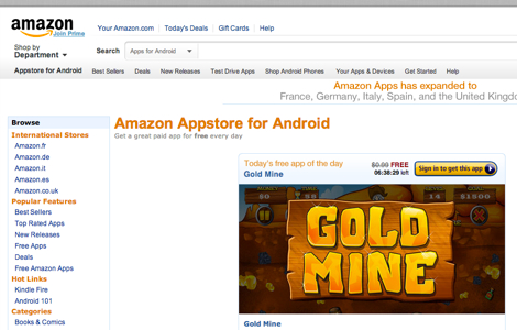 Amazon、独自のAndroidアプリストアを日本向けにも提供へ。