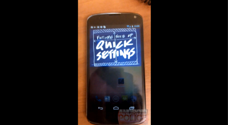 Android 4.2が動作している動画が公開。ステータスバーが進化へ。
