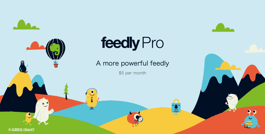 Feedlyが月額5ドルで有料プランを提供へ!モバイル向けにも今後提供予定!