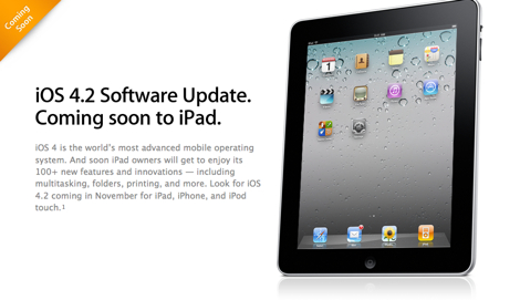 Apple、11月にiOS 4.2にて無線印刷機能「AirPrint」を提供へ。