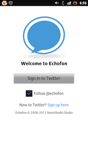 iPhoneの人気Twitterクライアント「Echofon」のAndroid版が開発中。