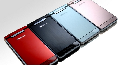 SO906i - スタイリッシュなBRAVIAケータイ。