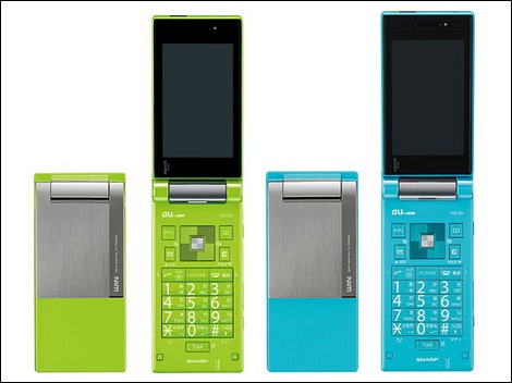 AQUOSケータイ W61SHに新色が追加。