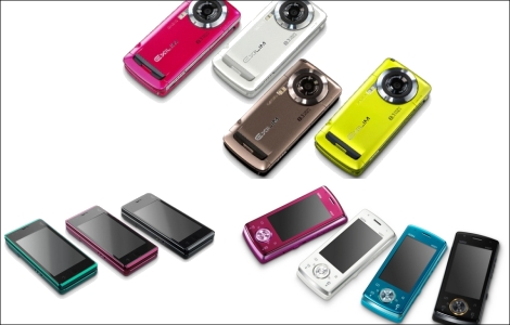 au、2008年秋冬モデルのW63CA、W64SH、W65Tを発売。